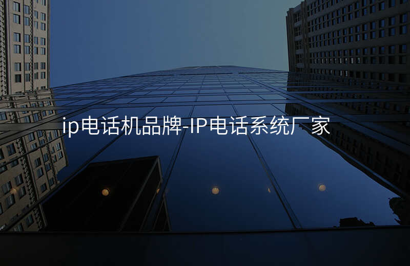  ip电话机品牌-IP电话系统厂家