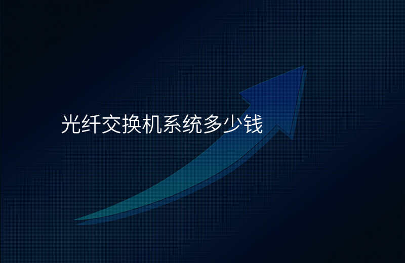  光纤交换机系统多少钱