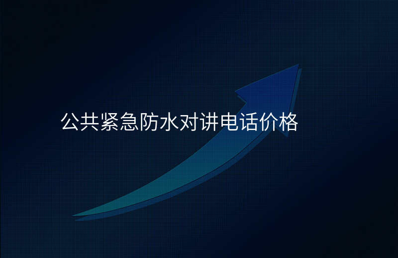  公共紧急防水对讲电话价格