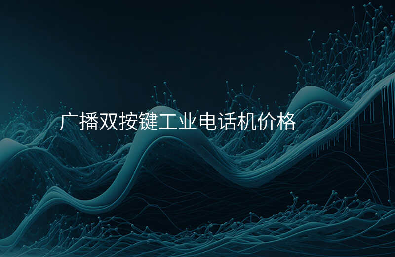  广播双按键工业电话机价格