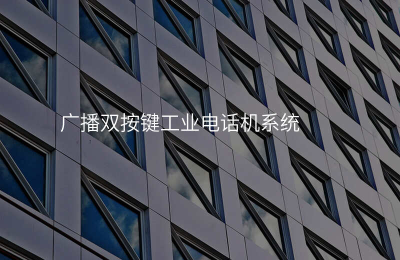  广播双按键工业电话机系统